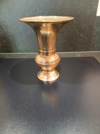 Antieke messing vaas met decoratief patroon, Antiek en Kunst, Ophalen of Verzenden