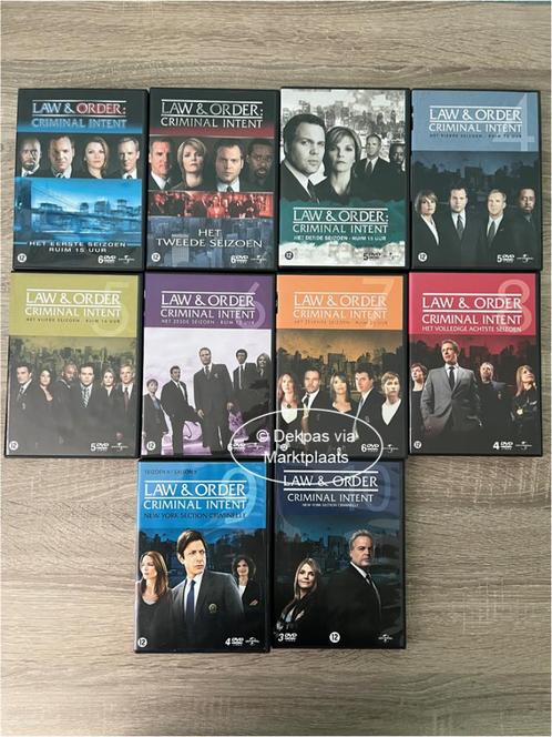 Dvd's Law & Order: Criminal Intent - Seizoen 1 t/m 10, Cd's en Dvd's, Dvd's | Tv en Series, Gebruikt, Thriller, Vanaf 12 jaar