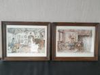 2 Anton Pieck Prenten Ingelijst, Ophalen of Verzenden