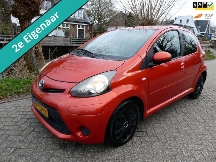 Toyota Aygo 1.0 VVT-i Comfort 5-deurs Airco Navi 2e eigenaar, Auto's, Toyota, Bedrijf, Te koop, Aygo, ABS, Airbags, Airconditioning