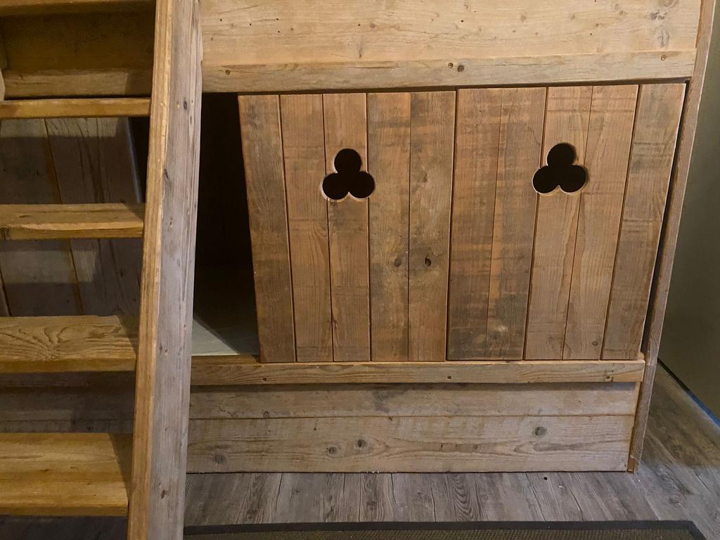 Steiger houten stapelbed, Ophalen, Zo goed als nieuw, Stapelbed