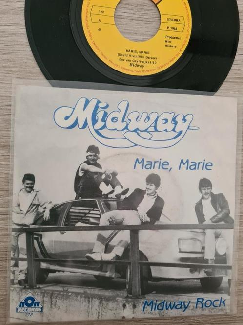 Midway/ Marie,Marie, Cd's en Dvd's, Vinyl | Nederlandstalig, Gebruikt, Levenslied of Smartlap, Overige formaten, Ophalen of Verzenden