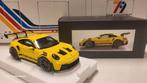 Norev Porsche 911 992 GT3 RS Yellow / Black Dealer Edition, Hobby en Vrije tijd, Modelauto's | 1:18, Auto, Norev, Ophalen of Verzenden