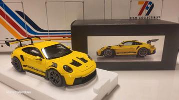 Norev Porsche 911 992 GT3 RS Yellow / Black Dealer Edition  beschikbaar voor biedingen