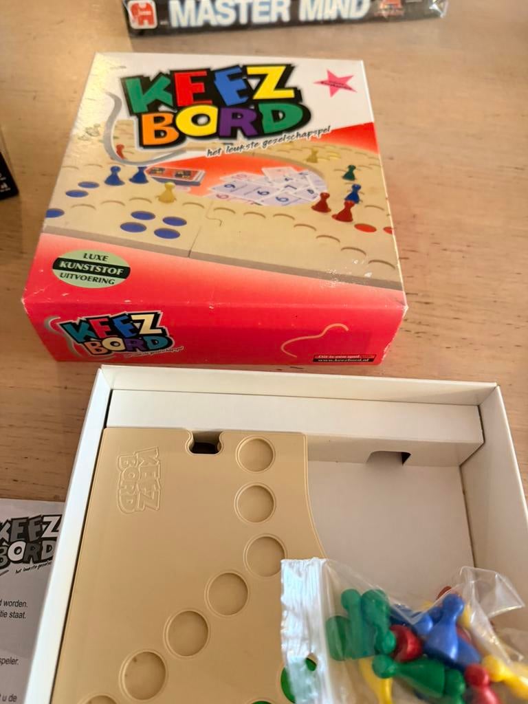 Keez bord luxe kunststof versie zgan, Ophalen of Verzenden, Zo goed als nieuw