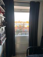 Ikea sanela velours gordijnen donkergrijs, Ophalen of Verzenden, Zo goed als nieuw, 200 cm of meer