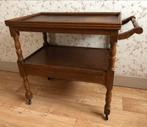 Antieke brocante theetafel met lade B82xD47xH70 cm, Ophalen of Verzenden