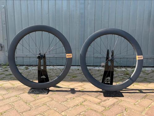 CARBON HANDGESPAAKTE AERO DiSC WIELSET 60MM NIEUW!!, Fietsen en Brommers, Fietsonderdelen, Nieuw, Racefiets, Wiel, Ophalen of Verzenden