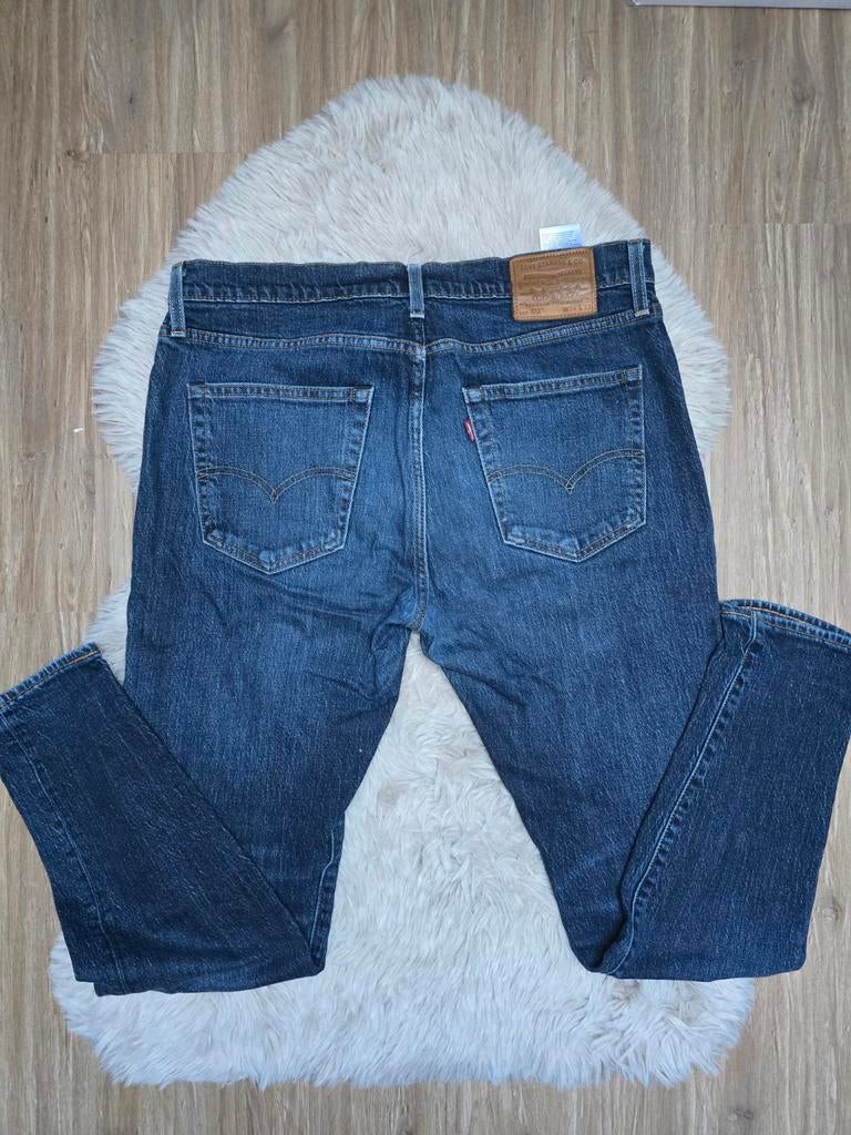 Levi's 512 Slim Taper Heren Jeans W34 L32 spijkerbroek, Levi's, Blauw, Ophalen of Verzenden, Zo goed als nieuw