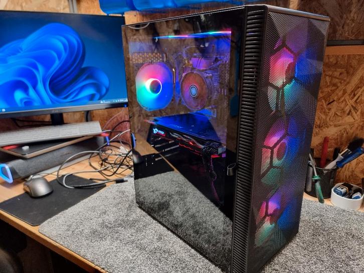 Game Pc i7 9700 4.70Ghz/GTX 1070 Ti 8GB/SSD'S+HDD/16GB/W11, Computers en Software, Desktop Pc's, Zo goed als nieuw, 4 Ghz of meer