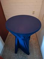 Sta-tafelrok/ Blauwe hoes, Huis en Inrichting, Tafels | Statafels, Ophalen of Verzenden, Gebruikt