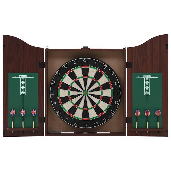 Dartbord professioneel met kast en 6 darts GRATIS VERZONDEN!, Sport en Fitness, Darts, Nieuw, Dartbord, Verzenden