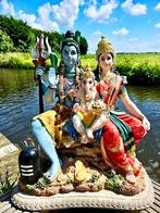 SHIVA EN FAMILIE BEELD 48 CM (10 KG)!, Ophalen of Verzenden, Nieuw, Religie