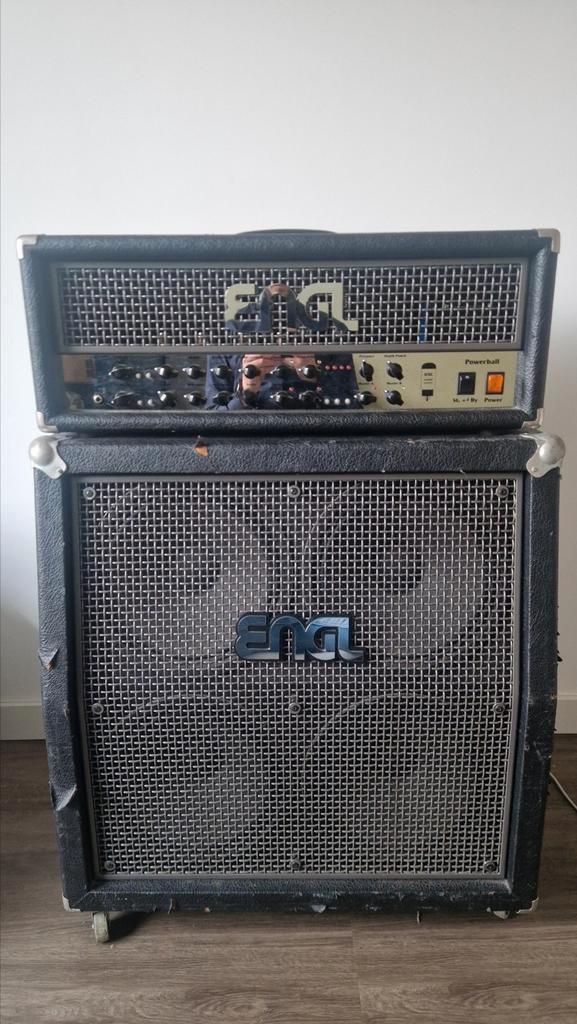 Engl Powerball E645 gitaarversterker en 4x12 standard cab, Muziek en Instrumenten, Versterkers | Bas en Gitaar, Gebruikt, Gitaar