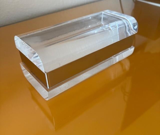 Sigarettendoos, Gebruikt, Overige kleuren, Ophalen of Verzenden, Glas