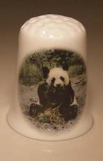 Panda eet bamboe vingerhoedje, Ophalen of Verzenden, Nieuw, Porselein, Nederland