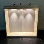 Vitrinekast, Huis en Inrichting, Kasten | Vitrinekasten, Ophalen, Zo goed als nieuw, 25 tot 50 cm, 50 tot 100 cm