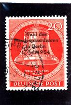 21. Deutsche Post Berlin (1954). Klok met opschrift, BRD, Verzenden, Gestempeld