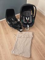 Maxi Cosi Pebble 360 + Familyfix 360 + voetenzak, Kinderen en Baby's, Autostoeltjes, Ophalen, Gebruikt, Isofix, 0 t/m 13 kg