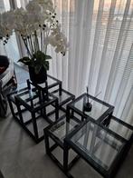 2x Eichholtz Smythson bijzettafel salontafel sidetable, Huis en Inrichting, Tafels | Bijzettafels, Metaal of Aluminium, 55 tot 75 cm