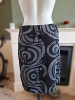 Sandro Ferrone grijs zwarte rok IT42 NL 38 gratis verz in NL, Kleding | Dames, Rokken, Maat 38/40 (M), Verzenden, Zwart, Sandro Ferrone