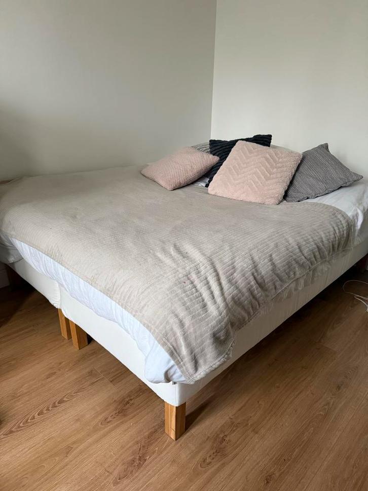 IKEA Espevar Bedframe 160x200 - Amsterdam, Huis en Inrichting, Slaapkamer | Bedden, Gebruikt, Tweepersoons, 160 cm, 200 cm, Stof