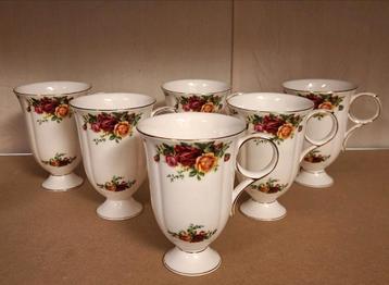 Royal albert old country roses look 6x grote mokken beschikbaar voor biedingen