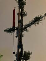 Vintage Kerstboom Kaarsenhouders - Set van 19, Gebruikt, Ophalen of Verzenden, Metaal, Kandelaar