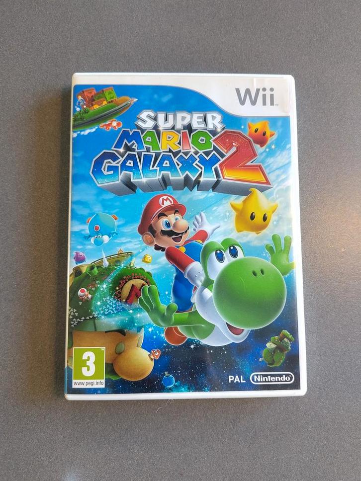 Super Mario Galaxy 2 Wii - Compleet met DVD!, Spelcomputers en Games, Games | Nintendo Wii, Zo goed als nieuw, Avontuur en Actie