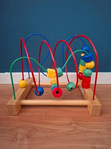Houten kralenbaan baby speelgoed beschikbaar voor biedingen