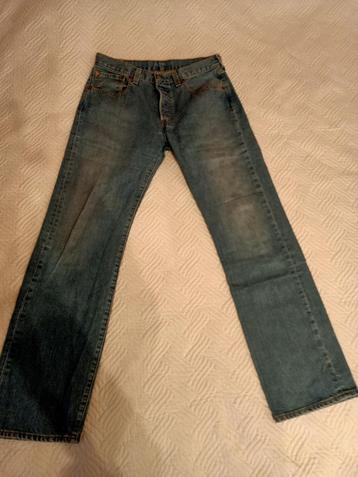 ZEER NETTE spijkerbroek Levis 501 blauw W32 / L32 beschikbaar voor biedingen