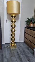 Eric Kuster Stijl Gouden Bol Vloerlamp, Nieuw, Stof, 150 tot 200 cm, Eric Kuster