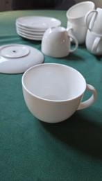 6 vtwonen Basic Kop en Schotel Set - Wit, Ophalen of Verzenden