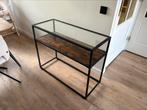 Stalen sidetable Riverdale, Huis en Inrichting, Tafels | Sidetables, Ophalen, Gebruikt, 100 tot 150 cm, Metaal