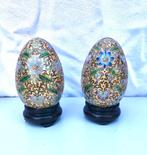 2 Cloisonne eitjes, Antiek en Kunst, Ophalen of Verzenden