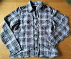 MOOI paars geruiten blouse met roezels merk Pescara, Kleding | Dames, Blouses en Tunieken, Maat 38/40 (M), Paars, Pescara, Ophalen of Verzenden
