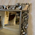 Barok Spiegel - Houten lijst zilver - 70 x 50 cm - TTM Wonen, Huis en Inrichting, Www.ttmwonen.nl, Nieuw, Ophalen of Verzenden