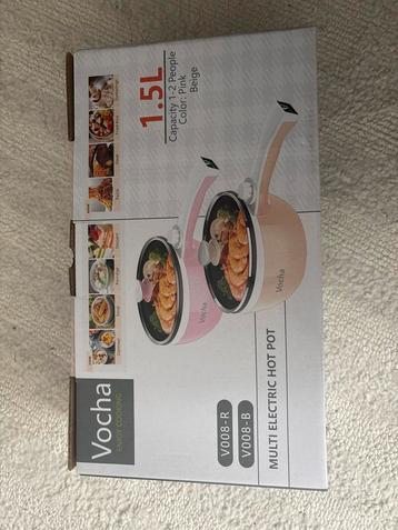 Vocha Pan - Elektrische Hot Pot 1.5L - PINK beschikbaar voor biedingen