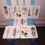 Dienbladen Botania kruiden 4 stuks Mebel Made in Italy, Huis en Inrichting, Ophalen, Gebruikt, Overige vormen, Kunststof