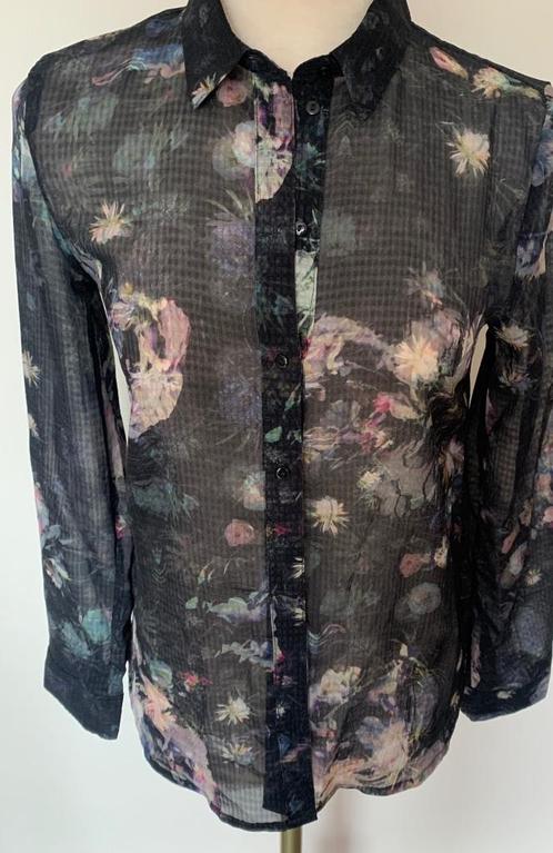 H&M prachtige bloemen print NIEUWE blouse XS transparant, Kleding | Dames, Blouses en Tunieken, Nieuw, Maat 34 (XS) of kleiner
