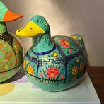Handgemaakt Opbergdoosje Eendje (papier-maché uit India), Antiek en Kunst, Ophalen of Verzenden