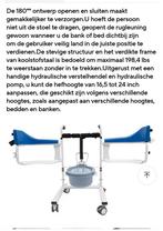 Hydraulische patiënten hefrolstoel, Diversen, Rolstoelen, Ophalen, Elektrische rolstoel