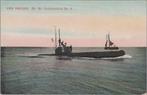 Den Helder - Hr. Ms. Onderzeeboot No. 3 - Marine, Verzamelen, Ophalen of Verzenden, Voor 1920, Ongelopen, Noord-Holland