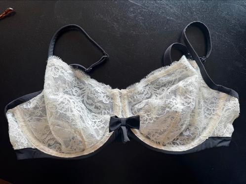 Marie Jo 80E bh kant. Zwart wit, Kleding | Dames, Ondergoed en Lingerie, BH, Wit, Ophalen of Verzenden