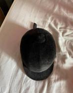 Zwarte fluwelen paardrijcap, Kleding | Dames, Hoeden en Petten, Ophalen, Zo goed als nieuw, One size fits all