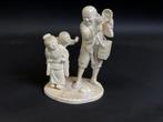 Ivoor - Ivoren okimono Meiji - Gesigneerd Seikō topstuk, Antiek en Kunst, Ophalen of Verzenden