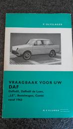 DAF daffodil oldtimerauto 1963 vraagbaak, Ophalen of Verzenden