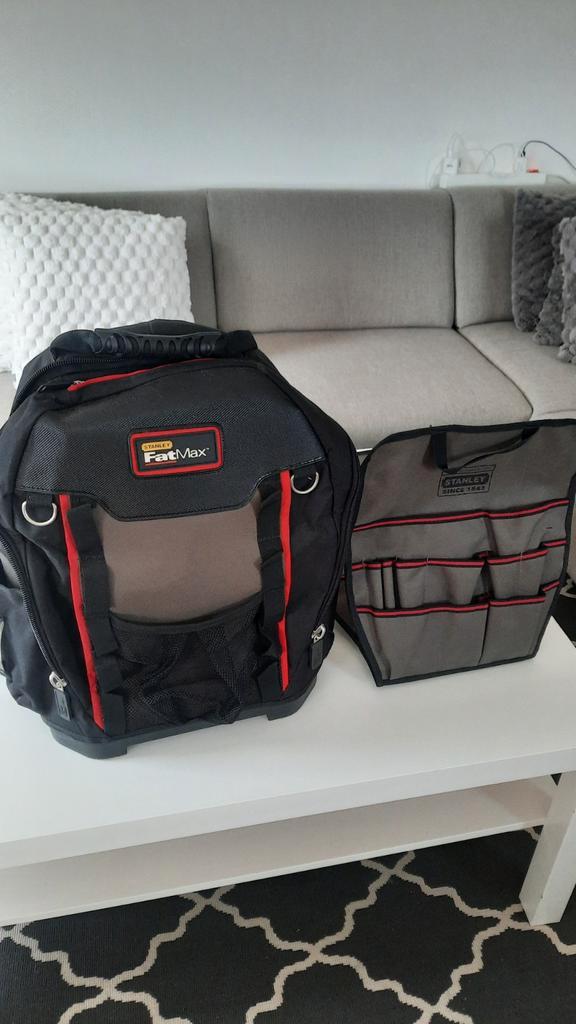 Stanley FatMax Gereedschapstas + Stanley Gereedschaphouder, Motoren, Accessoires | Koffers en Tassen, Nieuw, Ophalen of Verzenden