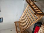 Grenen bed eenpersoons, Huis en Inrichting, Ophalen, 90 cm, Eenpersoons, Zo goed als nieuw