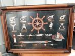 Vintage lijst met zeemansknopen, Gebruikt, Ophalen